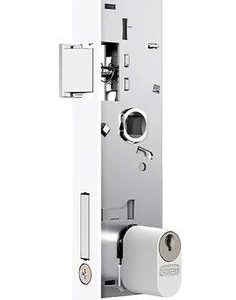 Maçaneta Alavanca 40mm Zamac/ Aço Inox Colonial 803