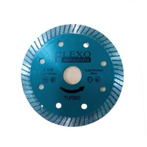 Disco Diamantado Turbo 4" 110x0.8x22,23mm Porcelanato Flexo Abrasivos