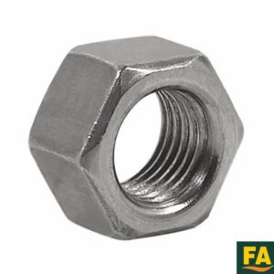 Porca Sextavada 1" Aço Baixo Carbono Zincado Flexo