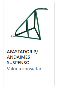 Afastador para Andaime Suspenso