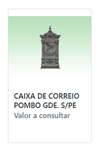 CAIXA DE CORREIO POMBO GRANDE EM FERRO FUNDIDO (MODELO DE PAREDE)