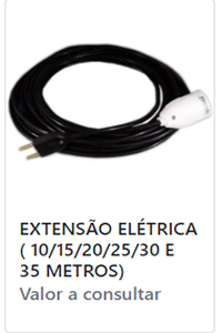 Extensão Elétrica Profissional 10/35m Material Flexo