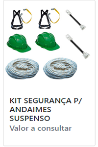 Cinto De Segurança Tipo Paraquedista + Capacete De Proteção + Corda De Poliamida 12mm + Dispositivo Trava-Quedas - Flexo Andaimes