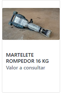 Martelete Rompedor 16kg Aço Flexo