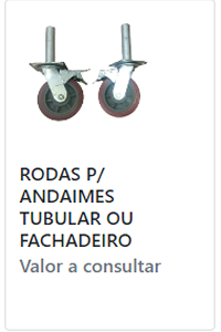 Roda 4" Metalica Flexo Andaimes