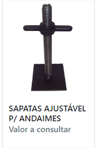 Sapata Ajustável 4.1/2" Aço Flexo Andaimes