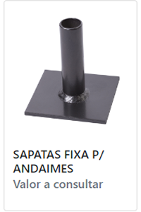 Sapata Fixa 4" Aço Anticorrosivo Flexo