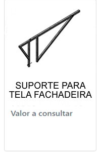 Suporte Para Tela Fachadeira 30mm Aço Flexo