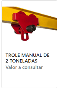 Trole Manual 2 Toneladas Aço Flexo