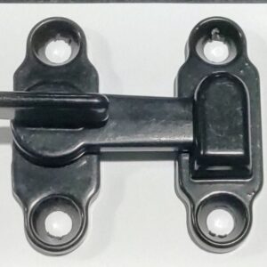 Tranqueta 4cm x 4,5cm Zamac Preta Flexo